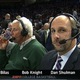 Illustration for article titled Was Bob Knight Drinking Iced Tea Or Beer As He Watched Coach K Break His Record?
